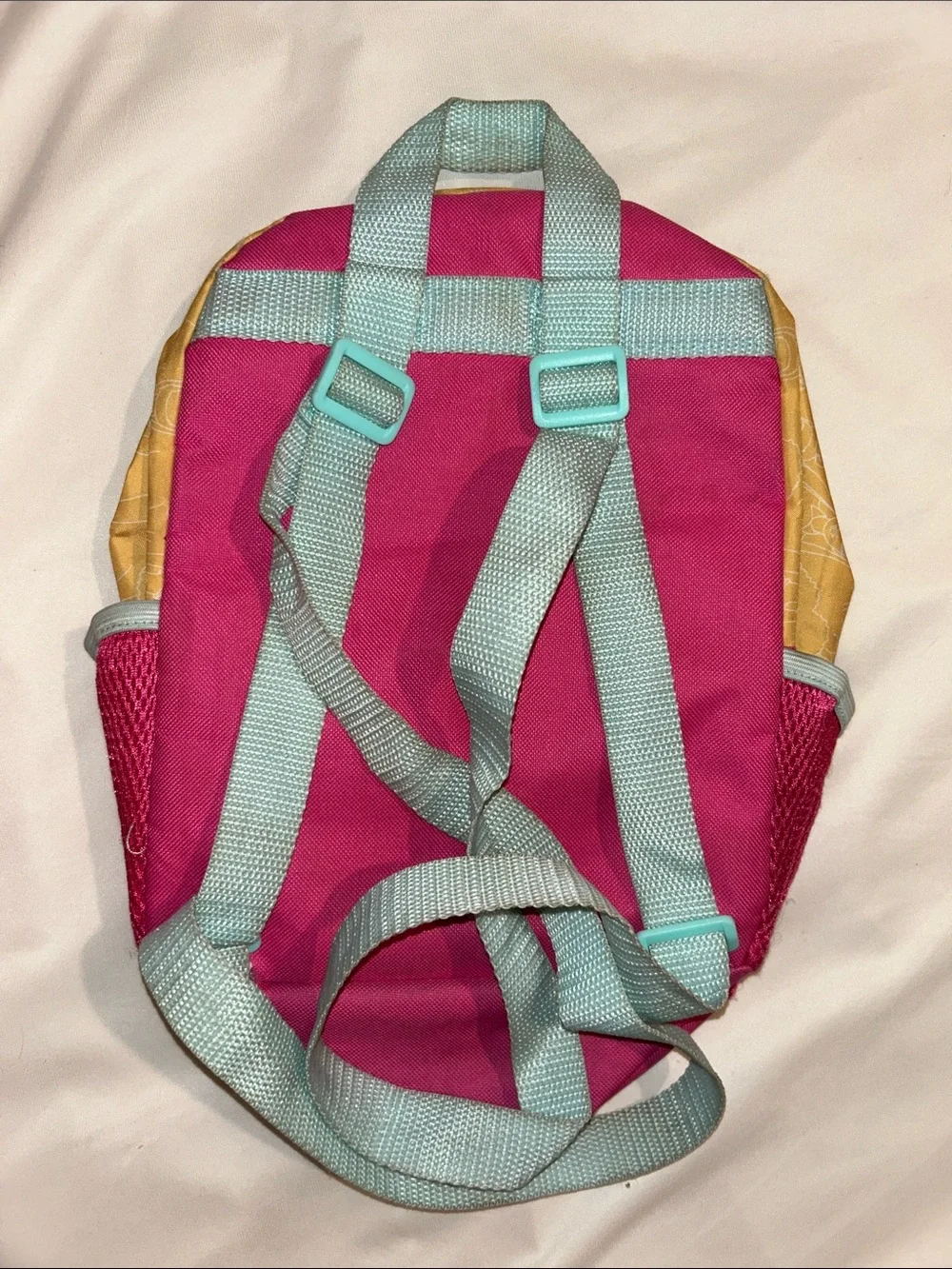 Barbie Pink Mini Backpack with Aqua, Yellow & Fuchsia Accents